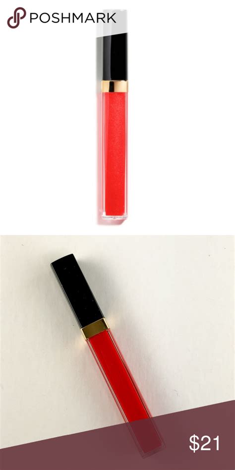 chanel lipstick orange|Chanel bitter orange lip gloss.